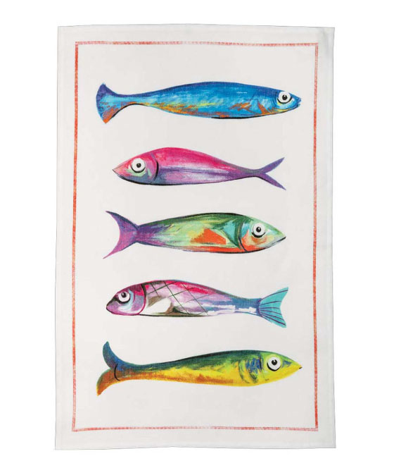 Poisson bleu rosso